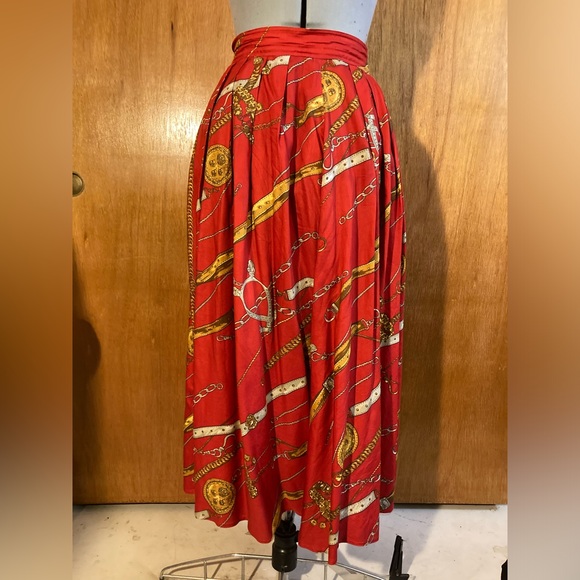 Vintage Equestrian Maxi Skirt - Picture 2 of 9